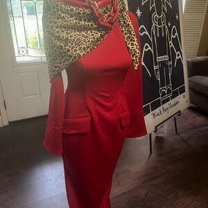 Fashion Nova Red Body con Dress